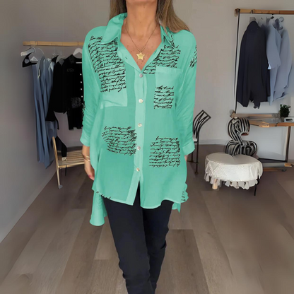 DAISY | HANDWRITTEN BUTTON-UP SHIRT