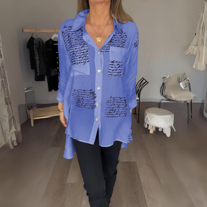 DAISY | HANDWRITTEN BUTTON-UP SHIRT